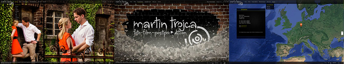 Internetseite Fotograf und Filmproduzent Martin Trojca